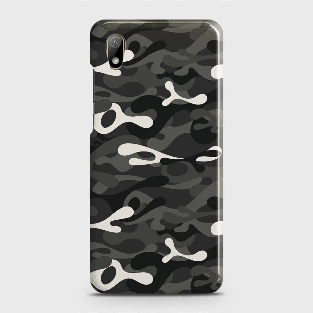 Huawei Y5 2019 Cover - Camo Series - Ranger Grey Design - Matte Finish - Snap On Hard Case with LifeTime Colors Guarantee