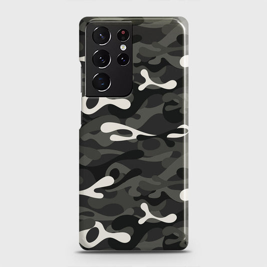 Samsung Galaxy S21 Ultra 5G Cover - Camo Series - Ranger Grey Design - Matte Finish - Snap On Hard Case with LifeTime Colors Guarantee