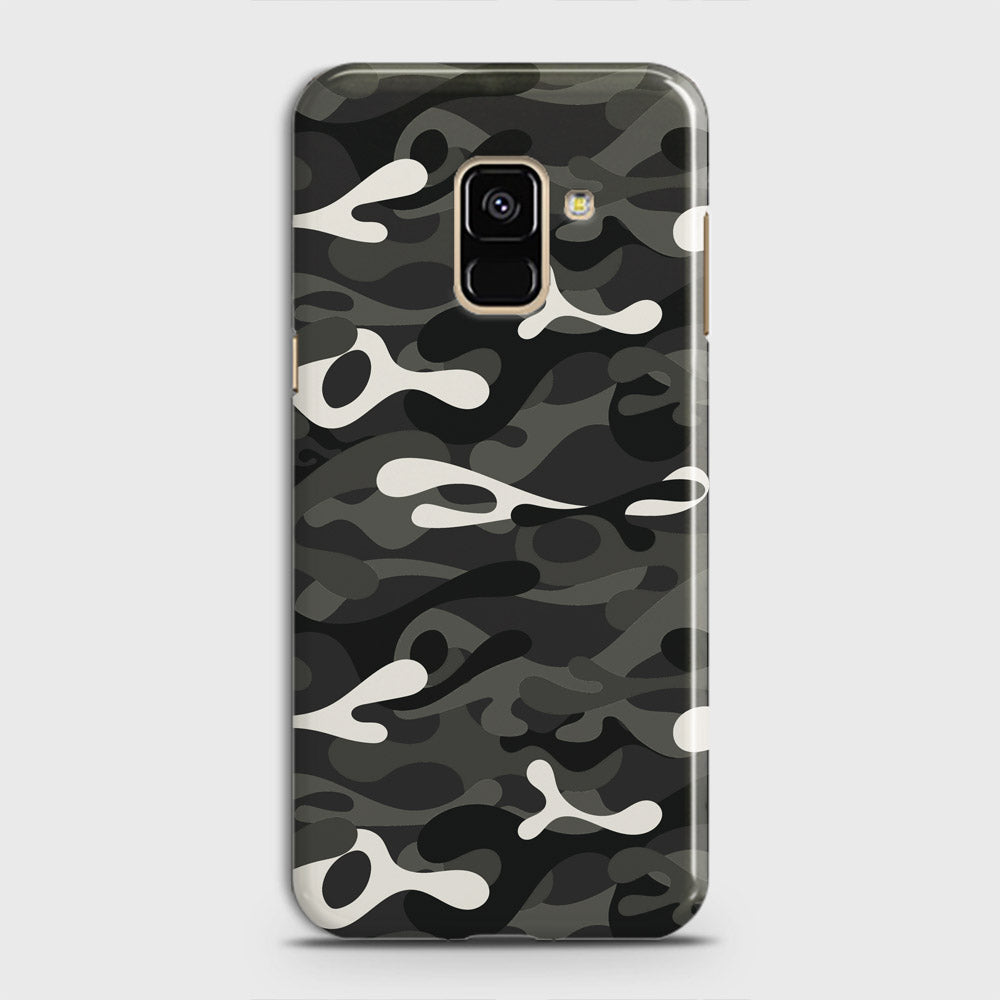 Samsung Galaxy A6 2018 Cover - Camo Series - Ranger Grey Design - Matte Finish - Snap On Hard Case with LifeTime Colors Guarantee