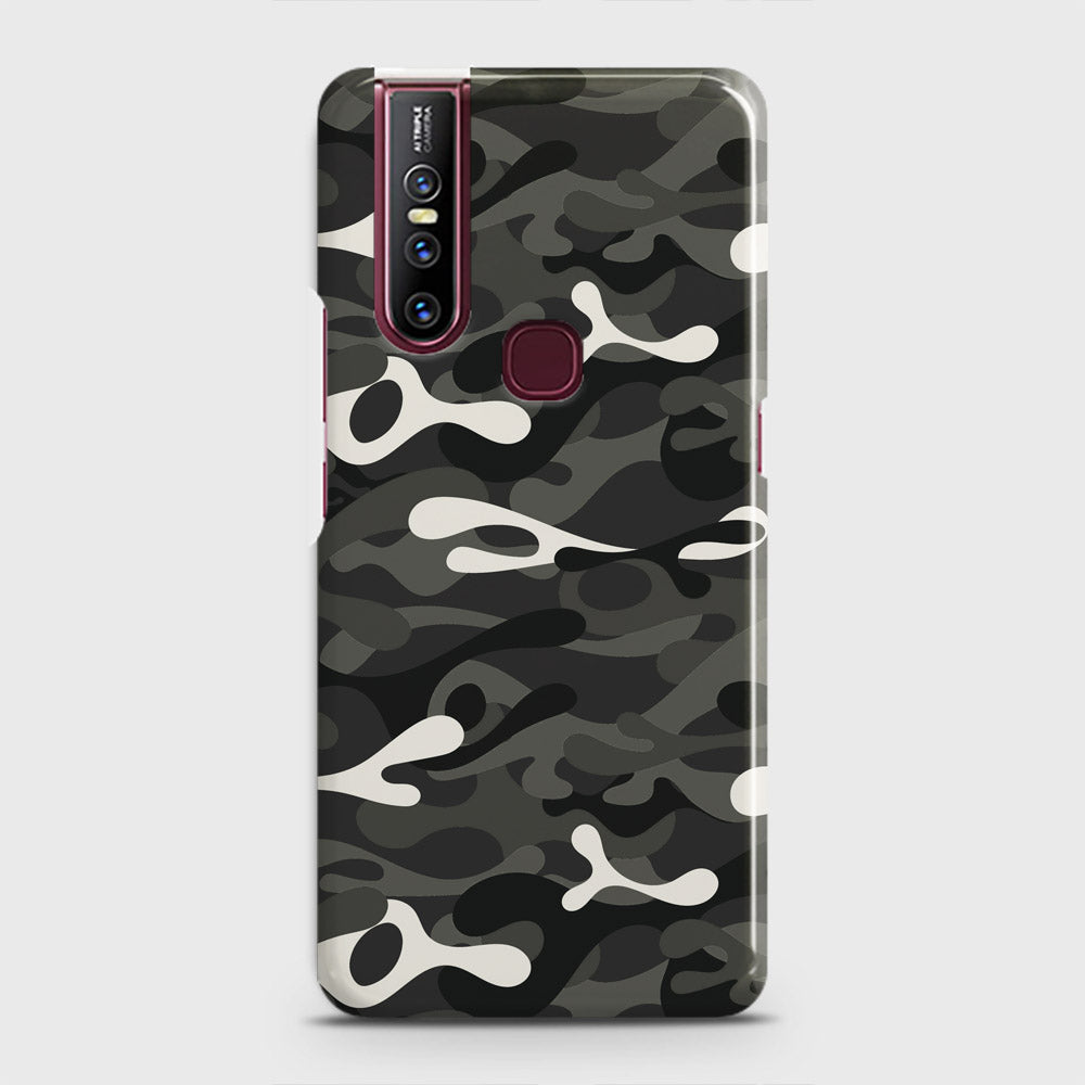 Vivo V15 Cover - Camo Series - Ranger Grey Design - Matte Finish - Snap On Hard Case with LifeTime Colors Guarantee