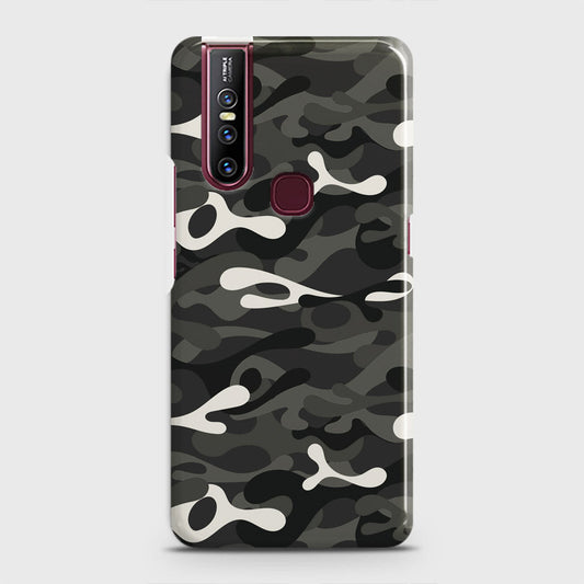 Vivo V15 Cover - Camo Series - Ranger Grey Design - Matte Finish - Snap On Hard Case with LifeTime Colors Guarantee