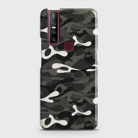 Vivo V15 Cover - Camo Series - Ranger Grey Design - Matte Finish - Snap On Hard Case with LifeTime Colors Guarantee