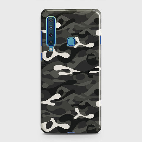 Samsung Galaxy A9 2018 Cover - Camo Series - Ranger Grey Design - Matte Finish - Snap On Hard Case with LifeTime Colors Guarantee