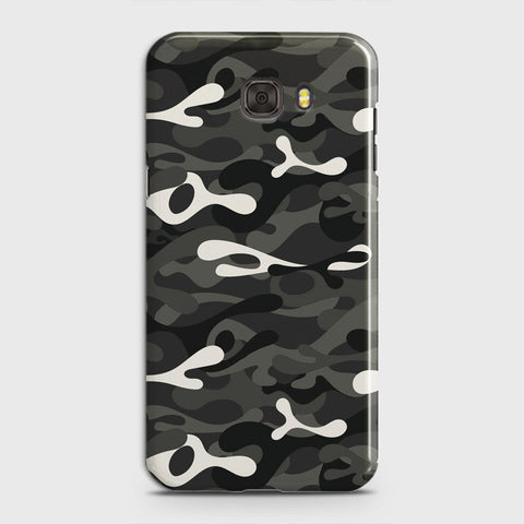 Samsung Galaxy C7 Cover - Camo Series - Ranger Grey Design - Matte Finish - Snap On Hard Case with LifeTime Colors Guarantee