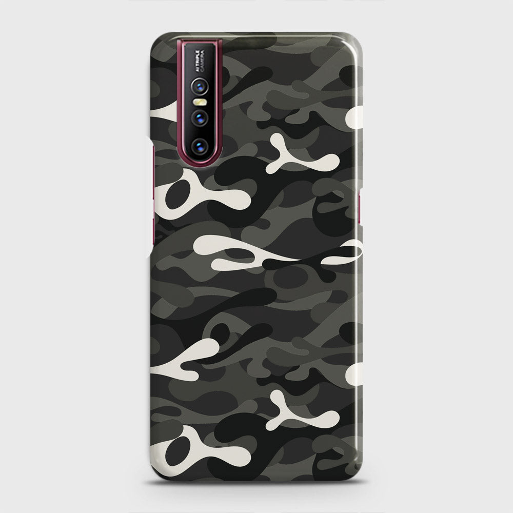 Vivo V15 Pro Cover - Camo Series - Ranger Grey Design - Matte Finish - Snap On Hard Case with LifeTime Colors Guarantee