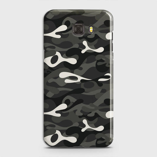 Samsung Galaxy C7 Pro Cover - Camo Series - Ranger Grey Design - Matte Finish - Snap On Hard Case with LifeTime Colors Guarantee