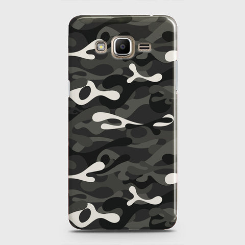 Samsung Galaxy Grand Prime Cover - Camo Series - Ranger Grey Design - Matte Finish - Snap On Hard Case with LifeTime Colors Guarantee