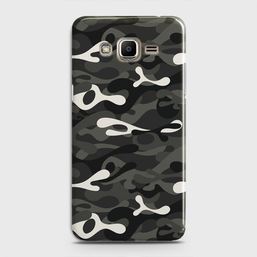 Samsung Galaxy J3 2016 / J320 Cover - Camo Series - Ranger Grey Design - Matte Finish - Snap On Hard Case with LifeTime Colors Guarantee