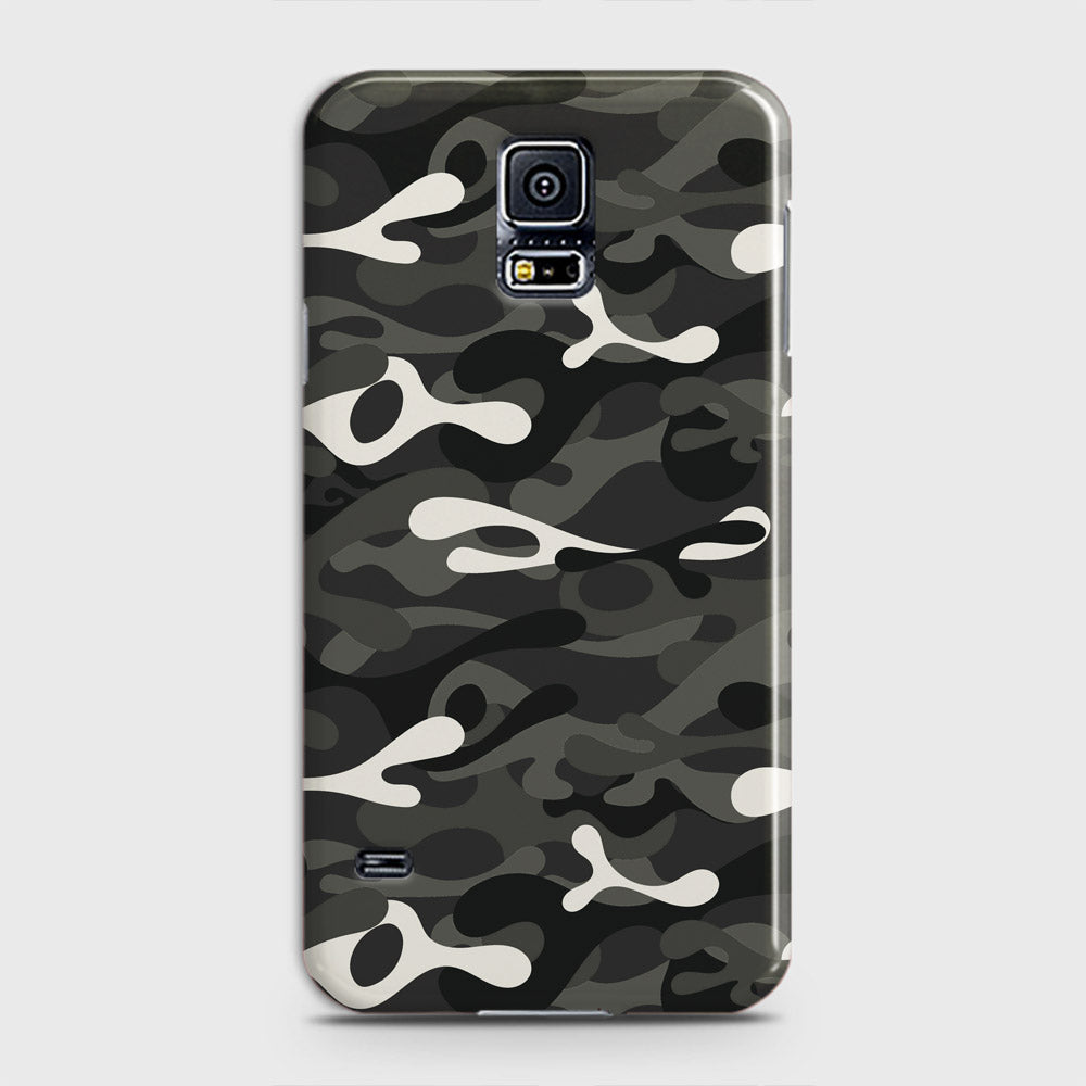 Samsung Galaxy S5 Cover - Camo Series - Ranger Grey Design - Matte Finish - Snap On Hard Case with LifeTime Colors Guarantee