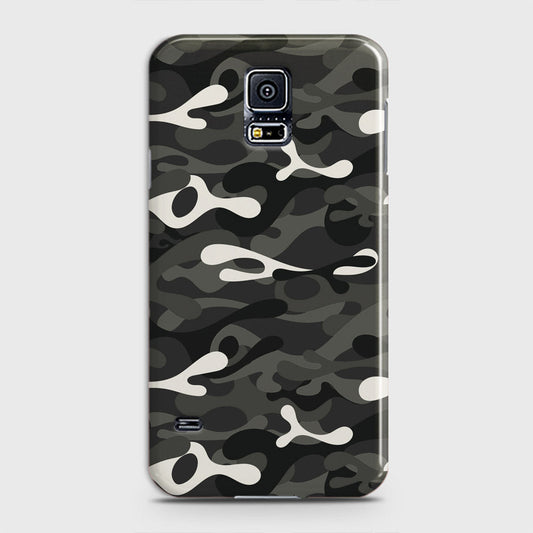 Samsung Galaxy S5 Cover - Camo Series - Ranger Grey Design - Matte Finish - Snap On Hard Case with LifeTime Colors Guarantee