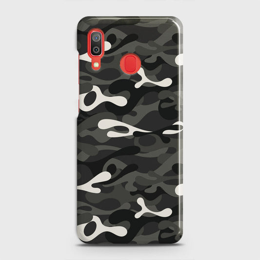 Samsung Galaxy A30 Cover - Camo Series - Ranger Grey Design - Matte Finish - Snap On Hard Case with LifeTime Colors Guarantee