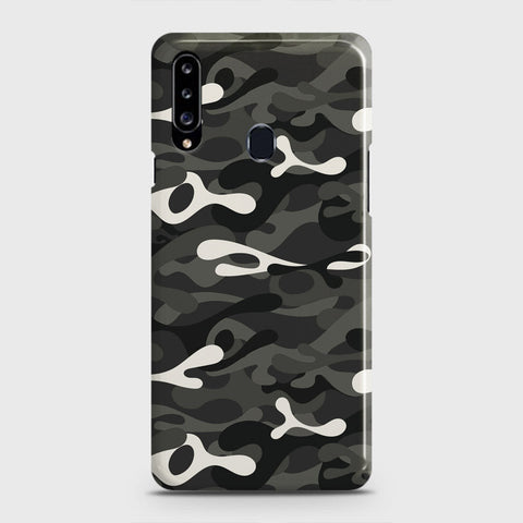 Samsung Galaxy A20s Cover - Camo Series - Ranger Grey Design - Matte Finish - Snap On Hard Case with LifeTime Colors Guarantee