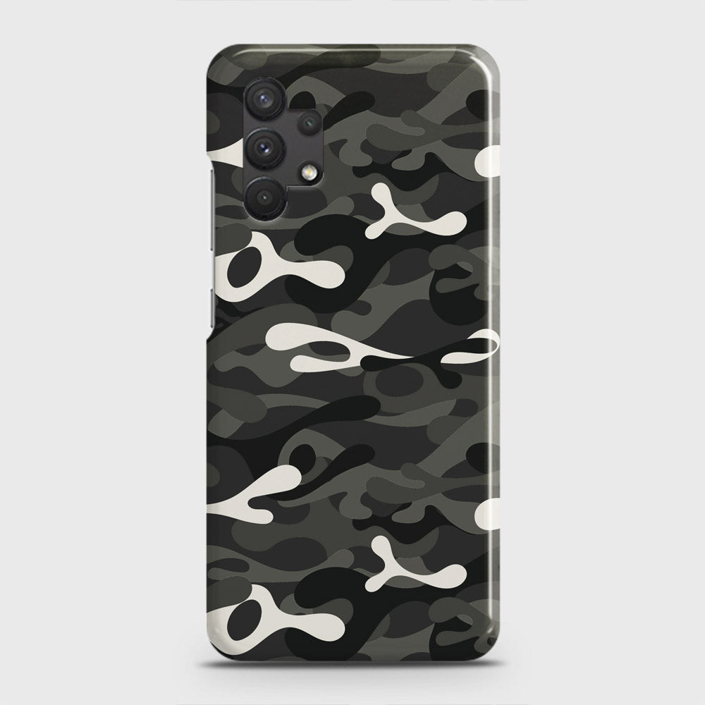 Samsung Galaxy A32 Cover - Camo Series - Ranger Grey Design - Matte Finish - Snap On Hard Case with LifeTime Colors Guarantee