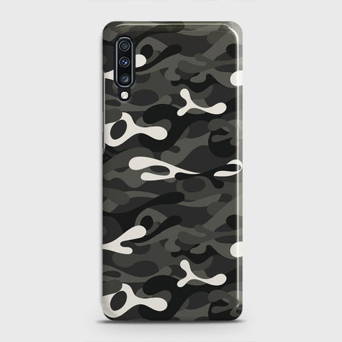 Samsung Galaxy A70 Cover - Camo Series - Ranger Grey Design - Matte Finish - Snap On Hard Case with LifeTime Colors Guarantee