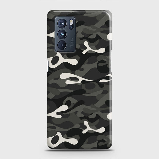 Oppo Reno 6 Pro 5G Cover - Camo Series - Ranger Grey Design - Matte Finish - Snap On Hard Case with LifeTime Colors Guarantee