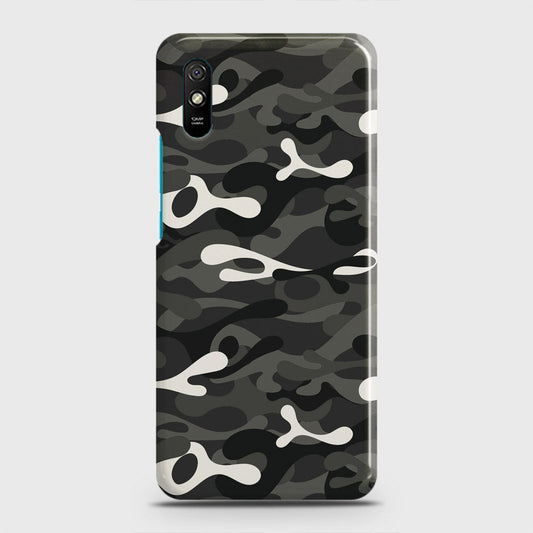 Xiaomi Redmi 9A Cover - Camo Series - Ranger Grey Design - Matte Finish - Snap On Hard Case with LifeTime Colors Guarantee
