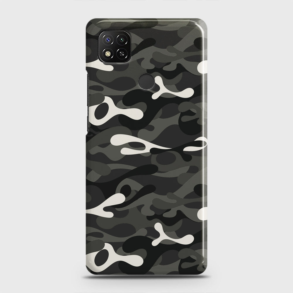 Xiaomi Redmi 9C Cover - Camo Series - Ranger Grey Design - Matte Finish - Snap On Hard Case with LifeTime Colors Guarantee