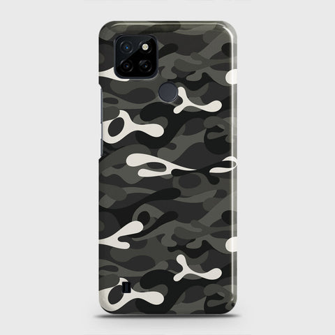 Realme C21Y Cover - Camo Series - Ranger Grey Design - Matte Finish - Snap On Hard Case with LifeTime Colors Guarantee