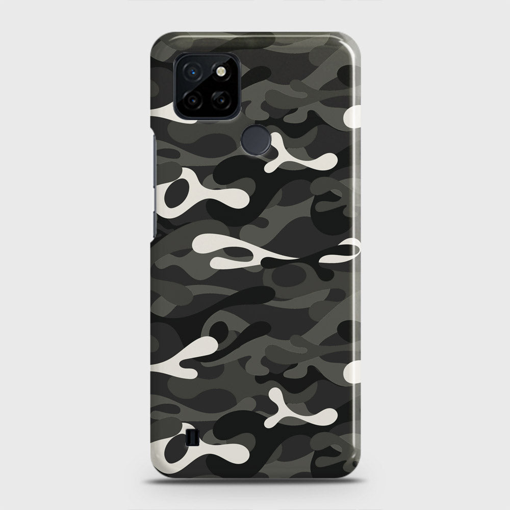 Realme C25Y Cover - Camo Series - Ranger Grey Design - Matte Finish - Snap On Hard Case with LifeTime Colors Guarantee
