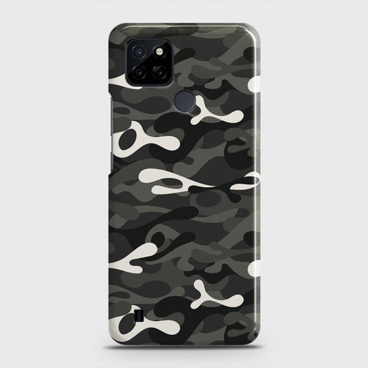 Realme C25Y Cover - Camo Series - Ranger Grey Design - Matte Finish - Snap On Hard Case with LifeTime Colors Guarantee