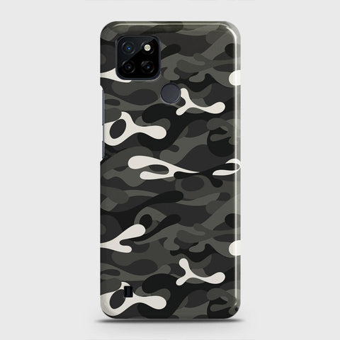 Realme C25Y Cover - Camo Series - Ranger Grey Design - Matte Finish - Snap On Hard Case with LifeTime Colors Guarantee