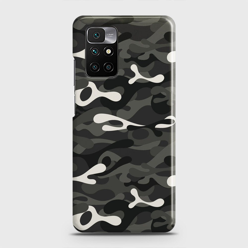 Xiaomi Redmi 10 Cover - Camo Series - Ranger Grey Design - Matte Finish - Snap On Hard Case with LifeTime Colors Guarantee