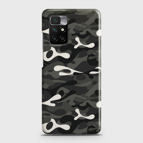 Xiaomi Redmi 10 Cover - Camo Series - Ranger Grey Design - Matte Finish - Snap On Hard Case with LifeTime Colors Guarantee
