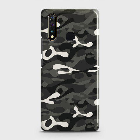 Vivo Y19 Cover - Camo Series - Ranger Grey Design - Matte Finish - Snap On Hard Case with LifeTime Colors Guarantee