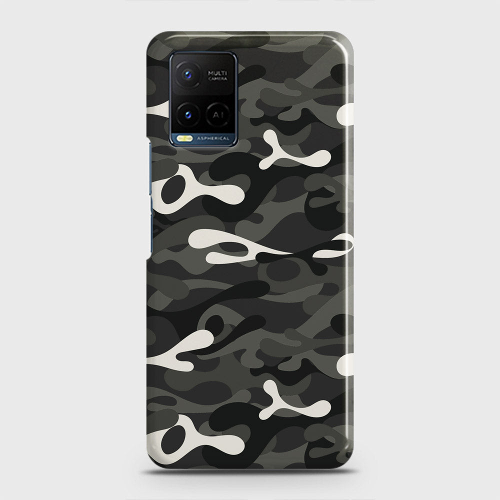 Vivo Y33t Cover - Camo Series - Ranger Grey Design - Matte Finish - Snap On Hard Case with LifeTime Colors Guarantee
