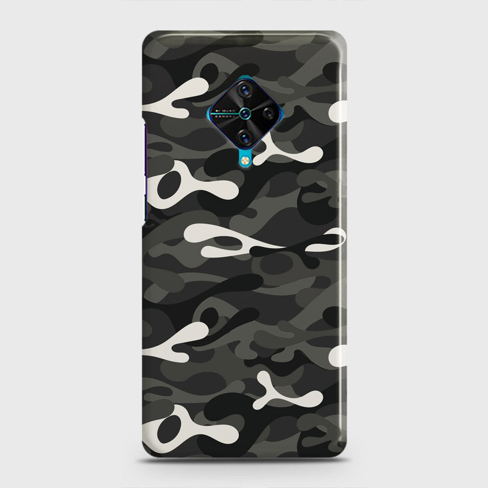 Vivo S1 Pro  Cover - Camo Series - Ranger Grey Design - Matte Finish - Snap On Hard Case with LifeTime Colors Guarantee