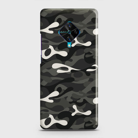 Vivo S1 Pro  Cover - Camo Series - Ranger Grey Design - Matte Finish - Snap On Hard Case with LifeTime Colors Guarantee