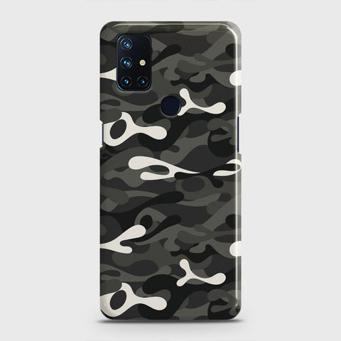 OnePlus Nord N10 5G Cover - Camo Series - Ranger Grey Design - Matte Finish - Snap On Hard Case with LifeTime Colors Guarantee