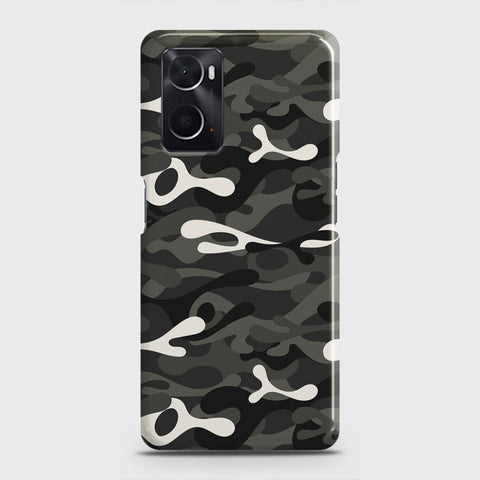 Oppo A36 Cover - Camo Series - Ranger Grey Design - Matte Finish - Snap On Hard Case with LifeTime Colors Guarantee