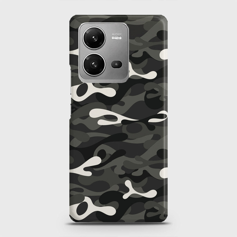 Vivo V25 Cover - Camo Series - Ranger Grey Design - Matte Finish - Snap On Hard Case with LifeTime Colors Guarantee
