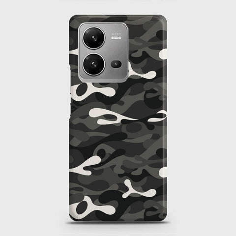 Vivo V25 Cover - Camo Series - Ranger Grey Design - Matte Finish - Snap On Hard Case with LifeTime Colors Guarantee