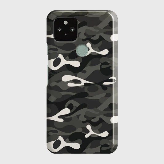 Google Pixel 5 XL Cover - Camo Series - Ranger Grey Design - Matte Finish - Snap On Hard Case with LifeTime Colors Guarantee