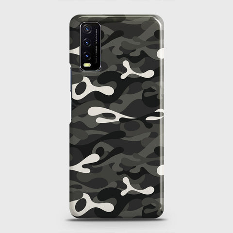Vivo Y12a  Cover - Camo Series - Ranger Grey Design - Matte Finish - Snap On Hard Case with LifeTime Colors Guarantee