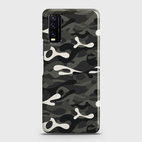 Vivo Y20T  Cover - Camo Series - Ranger Grey Design - Matte Finish - Snap On Hard Case with LifeTime Colors Guarantee