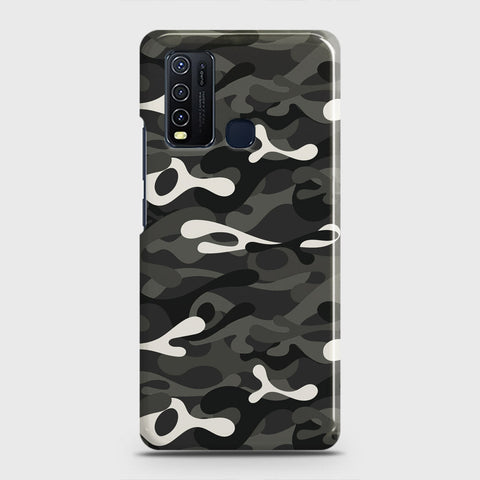 Vivo Y30  Cover - Camo Series - Ranger Grey Design - Matte Finish - Snap On Hard Case with LifeTime Colors Guarantee
