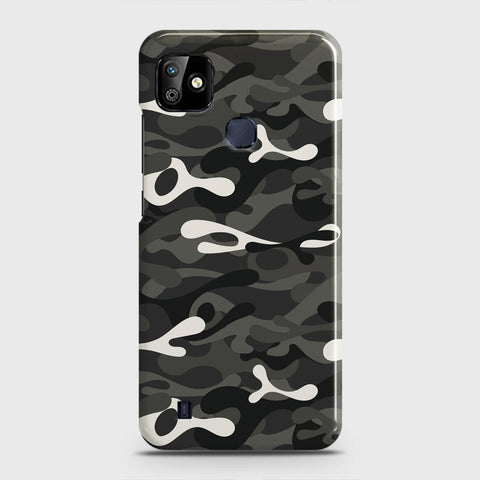 Infinix Smart HD 2021 Cover - Camo Series - Ranger Grey Design - Matte Finish - Snap On Hard Case with LifeTime Colors Guarantee