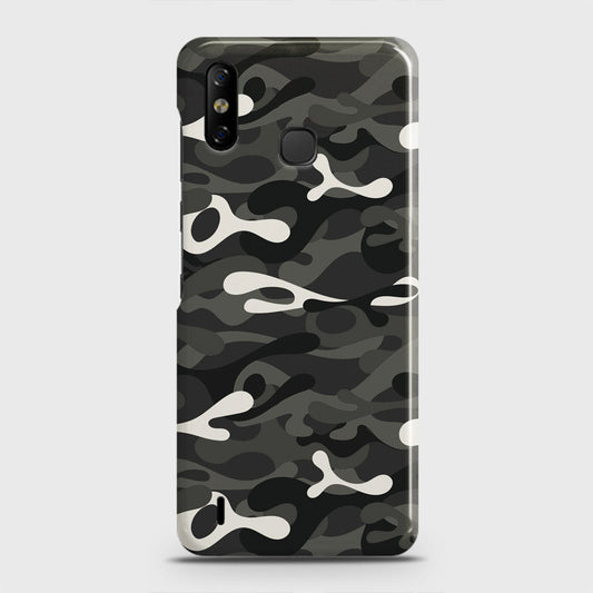 Infinix Smart 4 Cover - Camo Series - Ranger Grey Design - Matte Finish - Snap On Hard Case with LifeTime Colors Guarantee