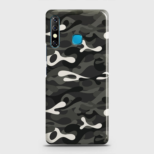 Tecno Spark 4 Cover - Camo Series - Ranger Grey Design - Matte Finish - Snap On Hard Case with LifeTime Colors Guarantee