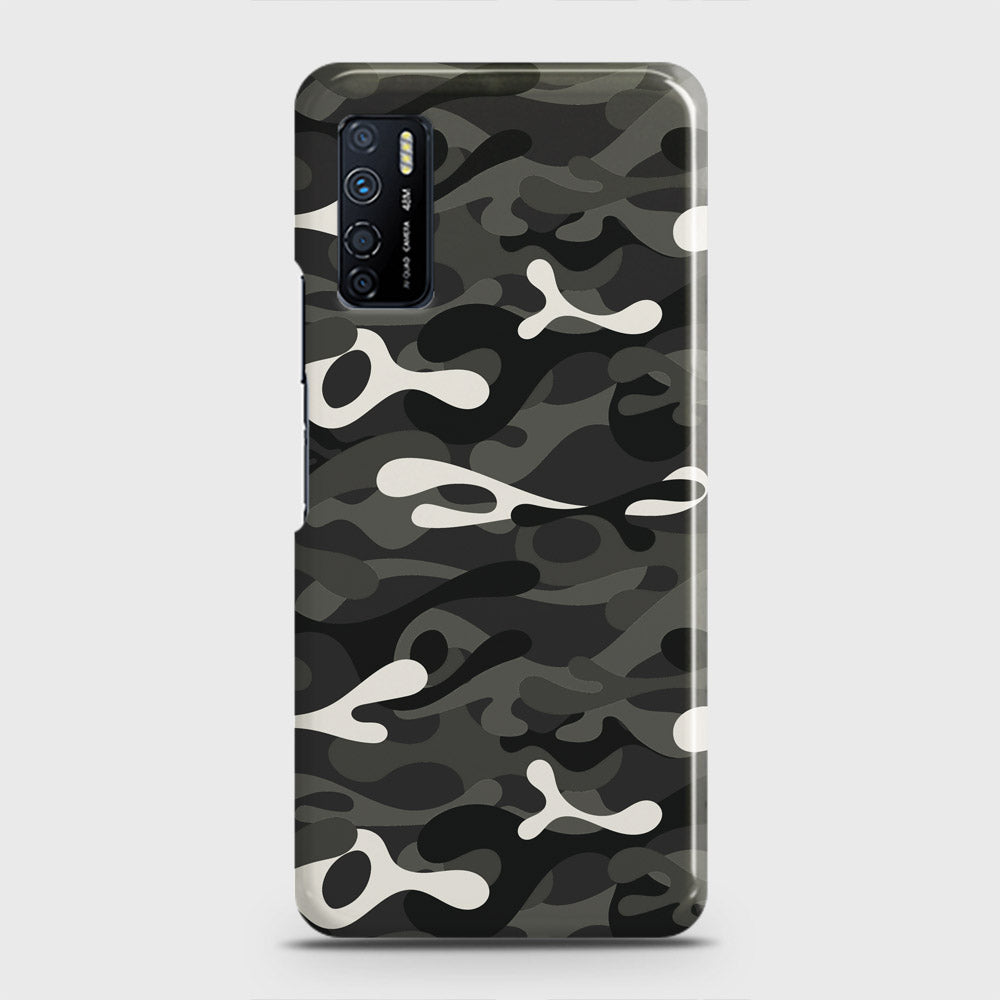 Infinix Note 7 Lite Cover - Camo Series - Ranger Grey Design - Matte Finish - Snap On Hard Case with LifeTime Colors Guarantee