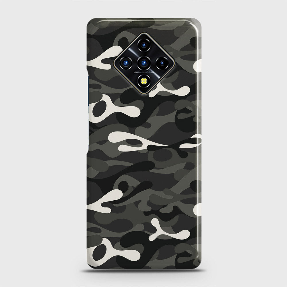 Infinix Zero 8 Cover - Camo Series - Ranger Grey Design - Matte Finish - Snap On Hard Case with LifeTime Colors Guarantee