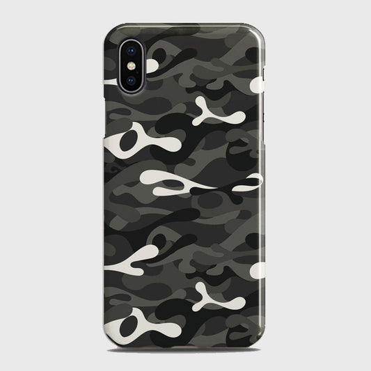 iPhone X Cover - Camo Series - Ranger Grey Design - Matte Finish - Snap On Hard Case with LifeTime Colors Guarantee