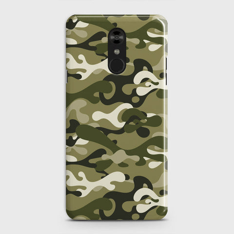 LG Stylo 4 Cover - Camo Series  - Light Green Design - Matte Finish - Snap On Hard Case with LifeTime Colors Guarantee