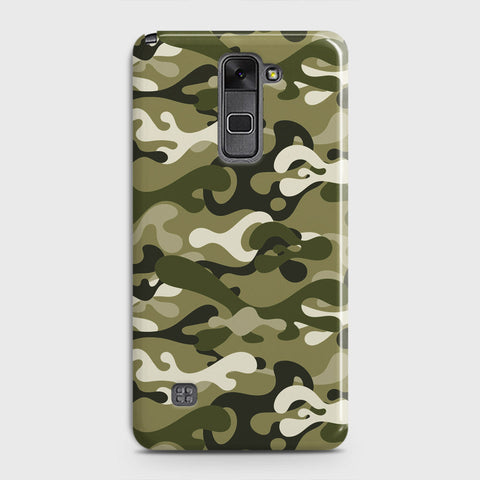 LG Stylus 2 / Stylus 2 Plus / Stylo 2 / Stylo 2 Plus Cover - Camo Series  - Light Green Design - Matte Finish - Snap On Hard Case with LifeTime Colors Guarantee