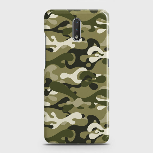 Nokia 2.3 Cover - Camo Series - Light Green Design - Matte Finish - Snap On Hard Case with LifeTime Colors Guarantee