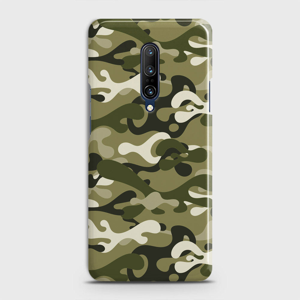 OnePlus 7 Pro  Cover - Camo Series - Light Green Design - Matte Finish - Snap On Hard Case with LifeTime Colors Guarantee