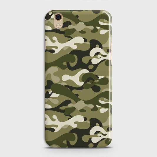 Oppo F1 Plus / R9 Cover - Camo Series - Light Green Design - Matte Finish - Snap On Hard Case with LifeTime Colors Guarantee